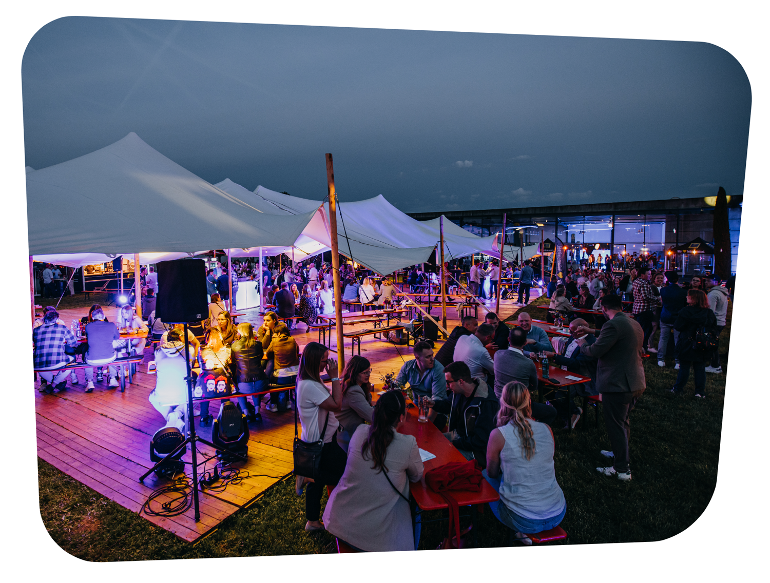 Unsere Foodtrucks wurden für ein Sommerfest gemietet